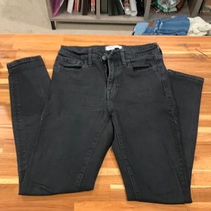 Black madewell road-tripper jeans size 26